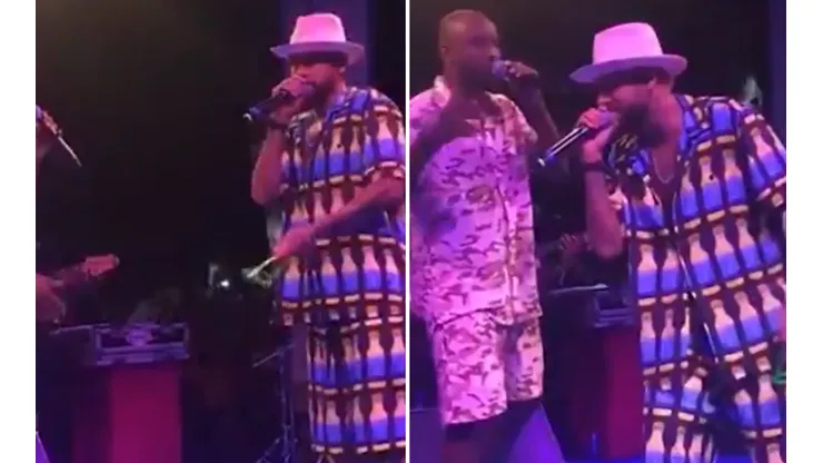 Le encanta la fiesta: Neymar se subió al escenario y cantó con una banda
