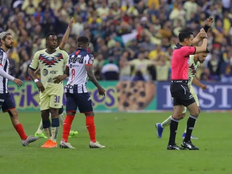 El VAR intervino y el árbitro anuló el segundo gol del América
