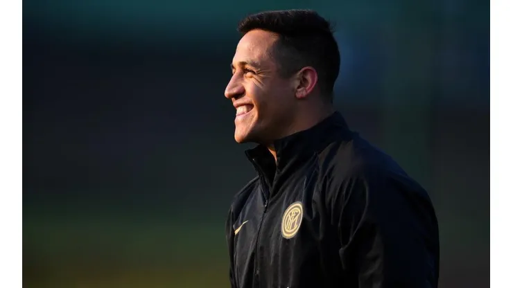 Se va recuperando: Alexis Sánchez volvió a entrenar en el Inter