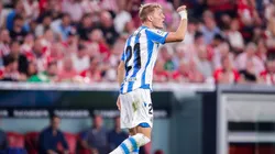 Martin Odegaard en la Real Sociedad.