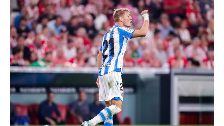 Martin Odegaard en la Real Sociedad.