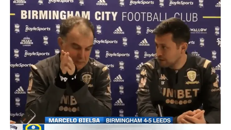 A Bielsa le preguntaron por el partido y su respuesta hizo reír a todos