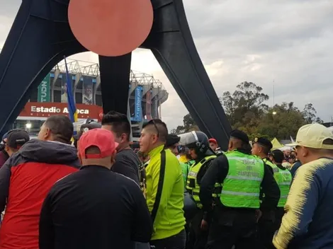 Conatos de violencia entre aficionados del América