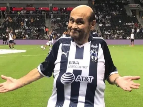 El "señor Barriga" apoyó a Rayados con una histórica escena de El Chavo