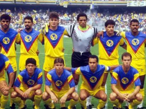 ¡Inolvidable! Desplegaron la playera legendaria del América en el Azteca