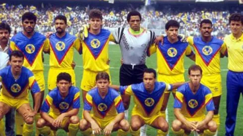 ¡Inolvidable! Desplegaron la playera legendaria del América en el Azteca