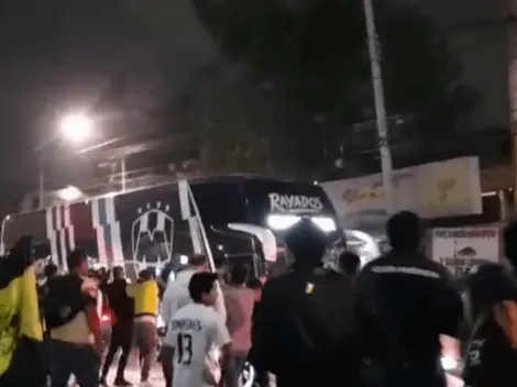 Clima caliente: la afición de América agredió al camión de Rayados