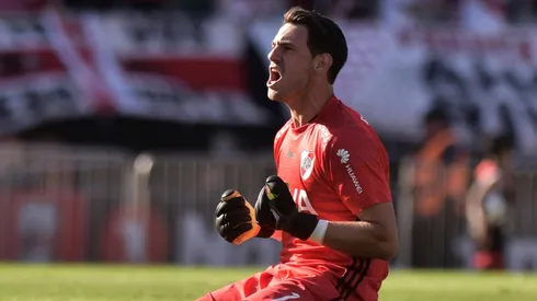 Augusto Batalla durante su etapa en River.