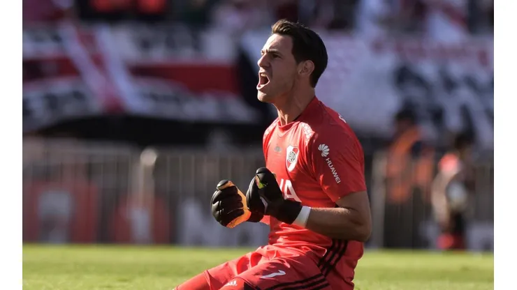 Augusto Batalla durante su etapa en River.