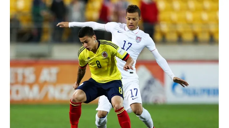 Alexis Zapata en la Selección Colombia.