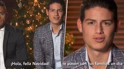 James Rodríguez y su mensaje de Navidad y Año Nuevo.