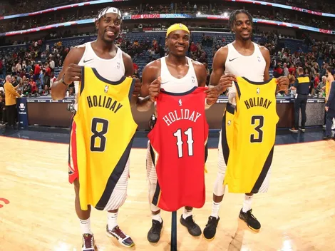 Tres hermanos disputaron un partido de la NBA y entraron en la historia