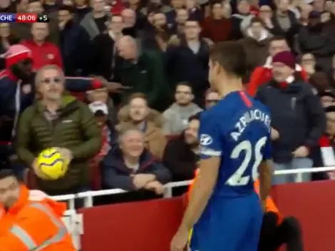Igual perdieron: un hincha del Arsenal trolleó a un jugador del Chelsea