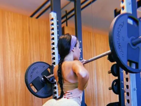 Ajustadísima, Georgina Rodríguez hizo una posición que no es para cualquiera