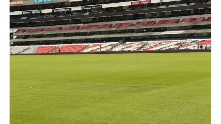 El césped del Estadio Azteca está maltratado a un día de la Final