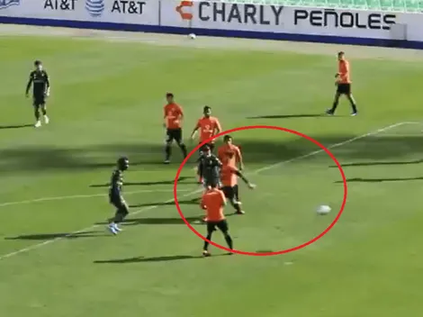 Brian Lozano convirtió un golazo en el amistoso de Santos Laguna