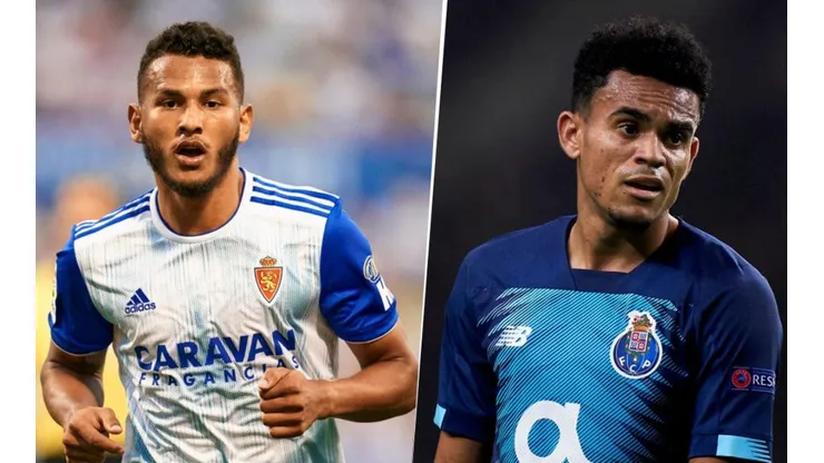 Luis Suárez y Luis Fernando Díaz, jugadores colombianos que brillan en Europa.