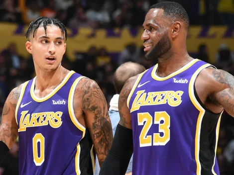 ¿Quiebre en el camarín? LeBron habla de un supuesto enojo con Kuzma