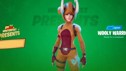 Como conseguir la skin gratuita Wooly Warrior en Fortnite de manera anticipada