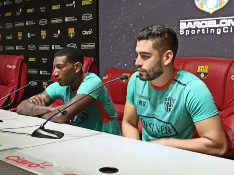 Gustavo Vallecilla ya habló como jugador de Barcelona SC