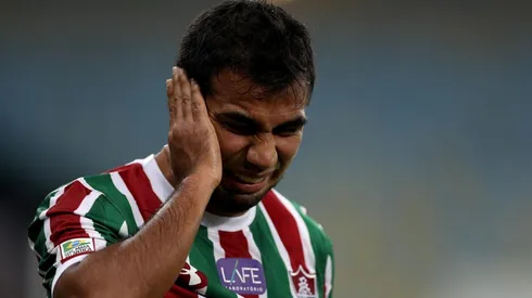 Junior Sornoza con la camiseta de Fluminense.