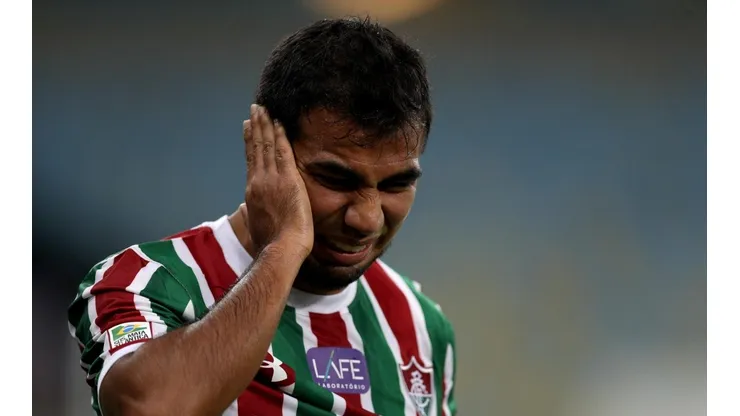 Junior Sornoza con la camiseta de Fluminense.