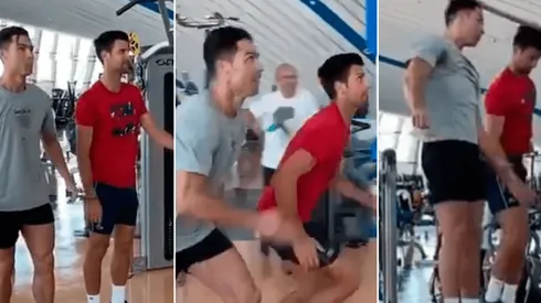Podrán imitarlo, pero no igualarlo: Cristiano le enseña saltar a Djokovic