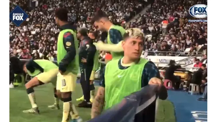 El gran gesto de Nicolás Castillo con un niño en plena final