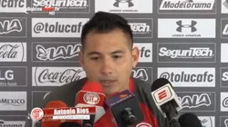 Ríos ya no quiere ser más suplente en Toluca