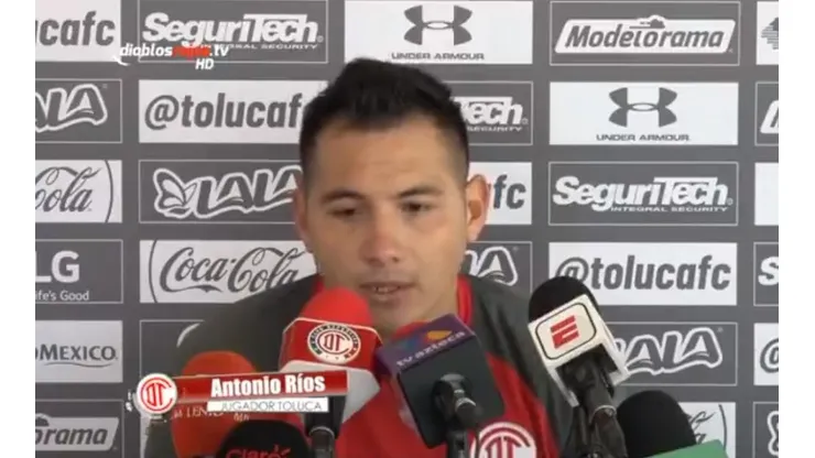 Ríos ya no quiere ser más suplente en Toluca