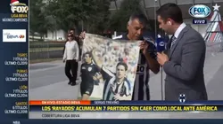 Lo entrevistaron antes de la Final y sorprendió con un póster de Guillermo Franco