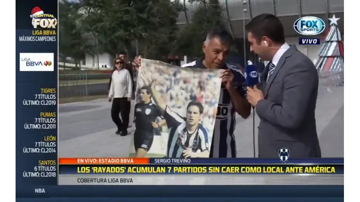 Lo entrevistaron antes de la Final y sorprendió con un póster de Guillermo Franco