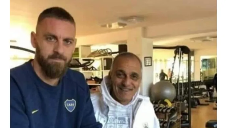 Quiere seguir: De Rossi está de vacaciones entrenando con la ropa de Boca