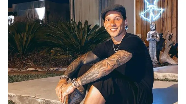 Driussi conoció a Neymar y metió foto con su hija en brazos