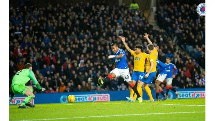 Así fue el nuevo gol de Alfredo Morelos con el Rangers de Escocia.