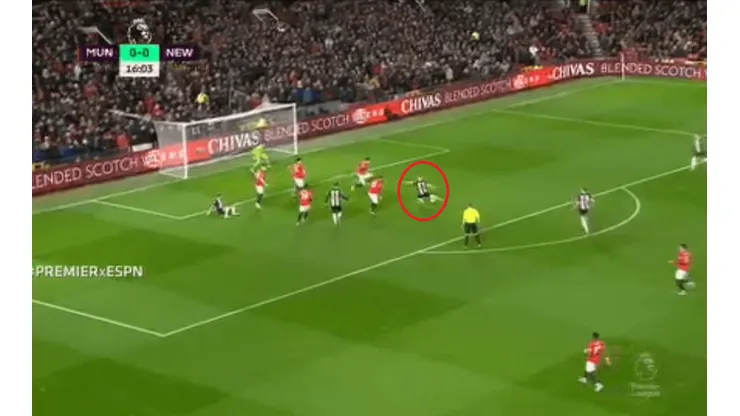 Sorpresa en Old Trafford: Newcastle castigó al United con una contra letal