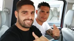 Urruti y Dos Santos vienen del fútbol uruguayo.