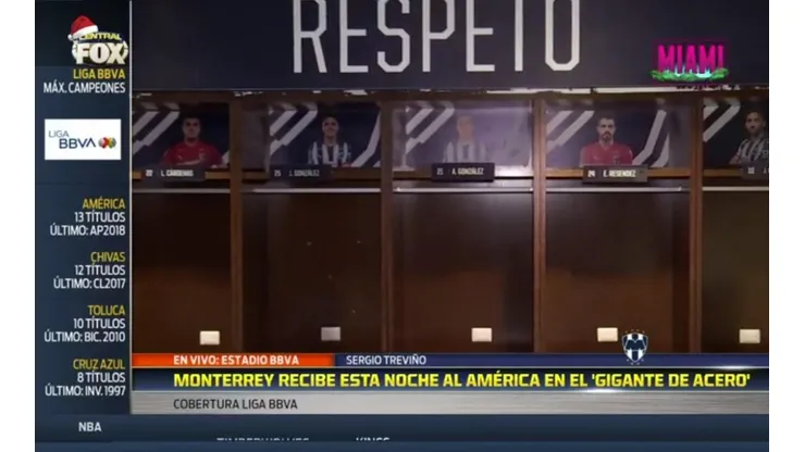 Así están el vestidor y la cancha de Rayados a horas de la Final