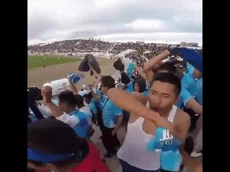 Diario Olé de Argentina resaltó la "coreo" de la hinchada del Binacional