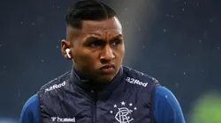 Aldredo Morelos, delantero y goleador del Rangers de Escocia.