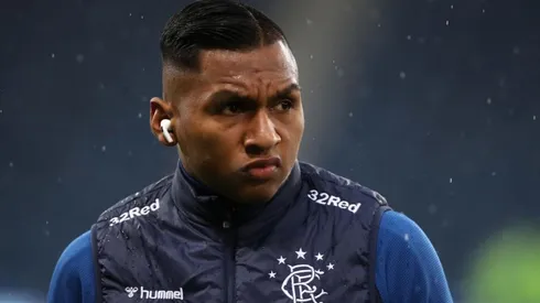 Aldredo Morelos, delantero y goleador del Rangers de Escocia.