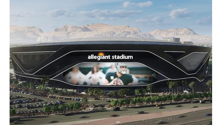 Video: el estadio de los Raiders sigue avanzando y se ve increíble.