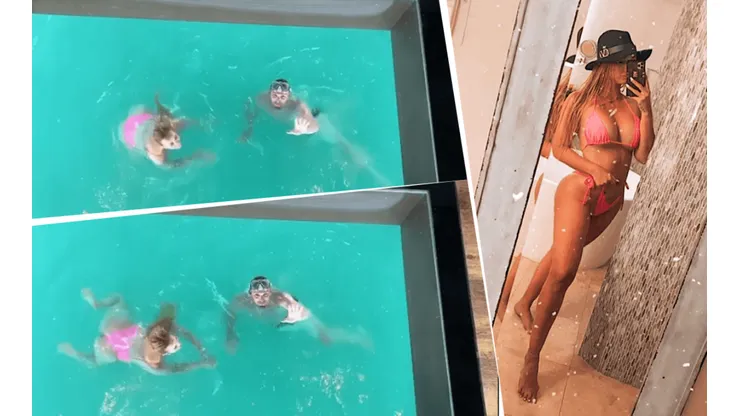 La mujer de Armani subió video con él en el mar: "Disfrutando a tu lado"