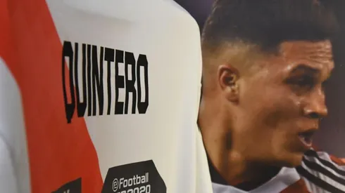 Juan Fernando Quintero, jugador de River Plate de Argentina.