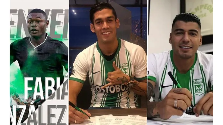 Los tres fichajes que anunció Atlético Nacional de navidad para sus hinchas.