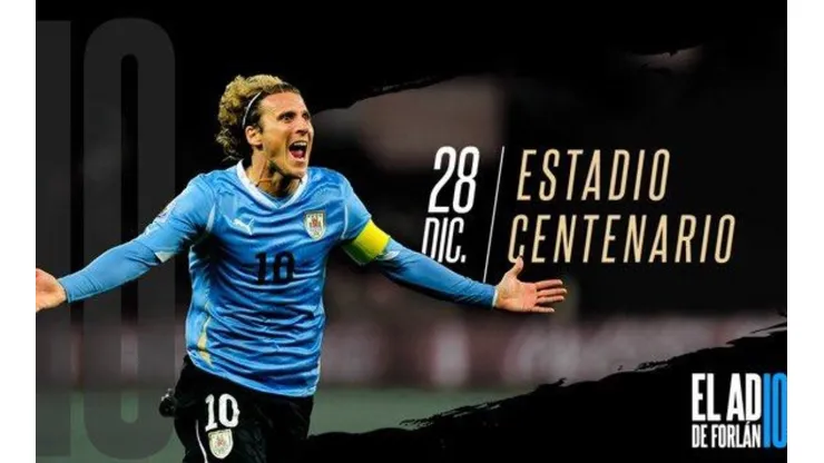 ¿Cuándo será el partido de despedida de Diego Forlán?