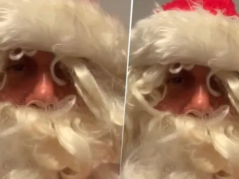 Lo amamos: Varsky se disfrazó de Papá Noel y tiró una frase histórica
