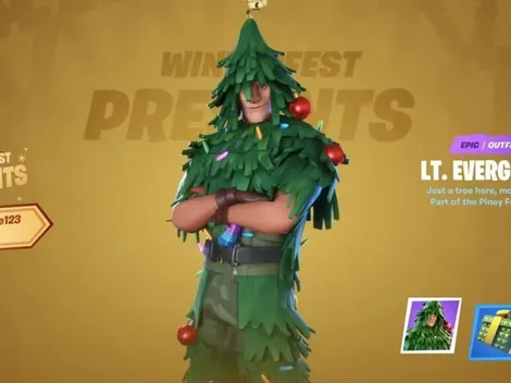 Como conseguir la skin gratuita LT Evergreen de Navidad en Fortnite