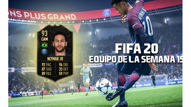 FIFA 20 | Neymar recibe un IF de 93 en el TOTW 15