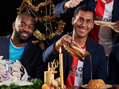 Renato Tapia es protagonista en publicidad navideña del Feyenoord